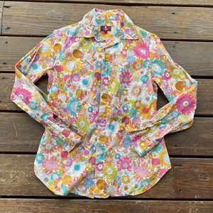 Liberty of London floral vintage button down shirt